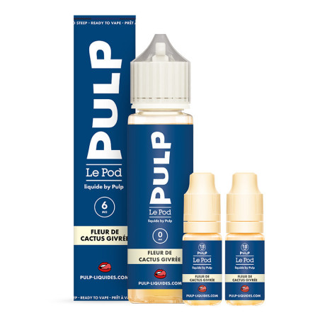 Pack 60ml Fleur De Cactus Givree Le Pod Liquide Pulp - 03 mg + 1x10mL 18mg