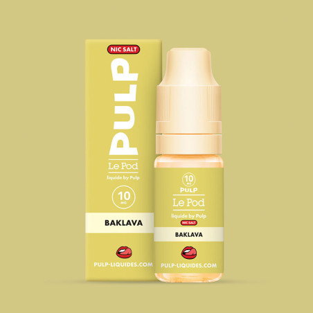 Pack 60mL Baklava Le Pod Liquide Pulp - 06 mg + 2x10mL 18mg