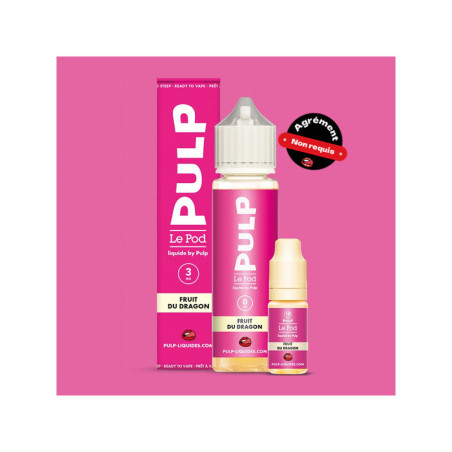 Pack 60mL Citron Le Pod Liquide Pulp - 06 mg + 2x10mL 18mg
