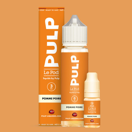 Pack 60mL Citron Le Pod Liquide Pulp - 06 mg + 2x10mL 18mg