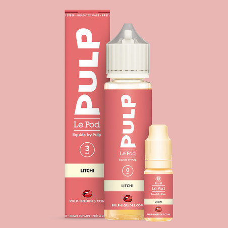 Pack 60mL Citron Le Pod Liquide Pulp - 06 mg + 2x10mL 18mg