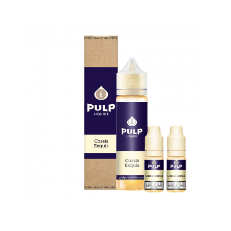 Pack 60ml Cassis Exquis Pulp - 03 mg + 1x10mL 18mg